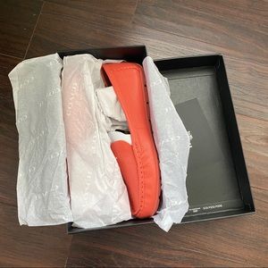 Coach Marley Leather Driver Bright Salmon